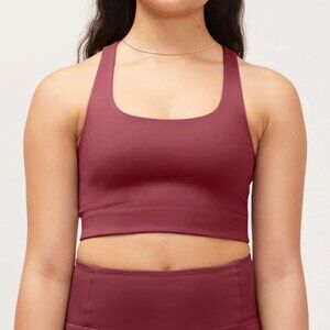 Girlfriend Collective Moon Paloma Racerback Bra Mulberry